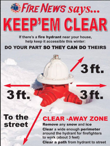 DON’T FORGET TO CLEAN YOUR HYDRANTS